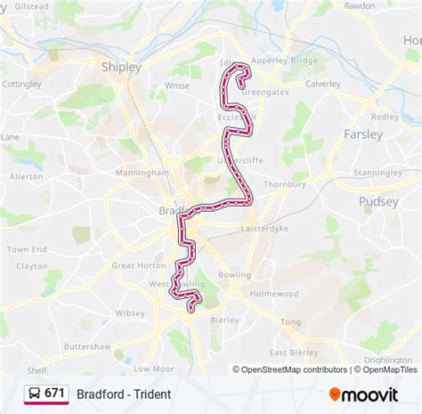671 Bus Timetable: West Bowling .